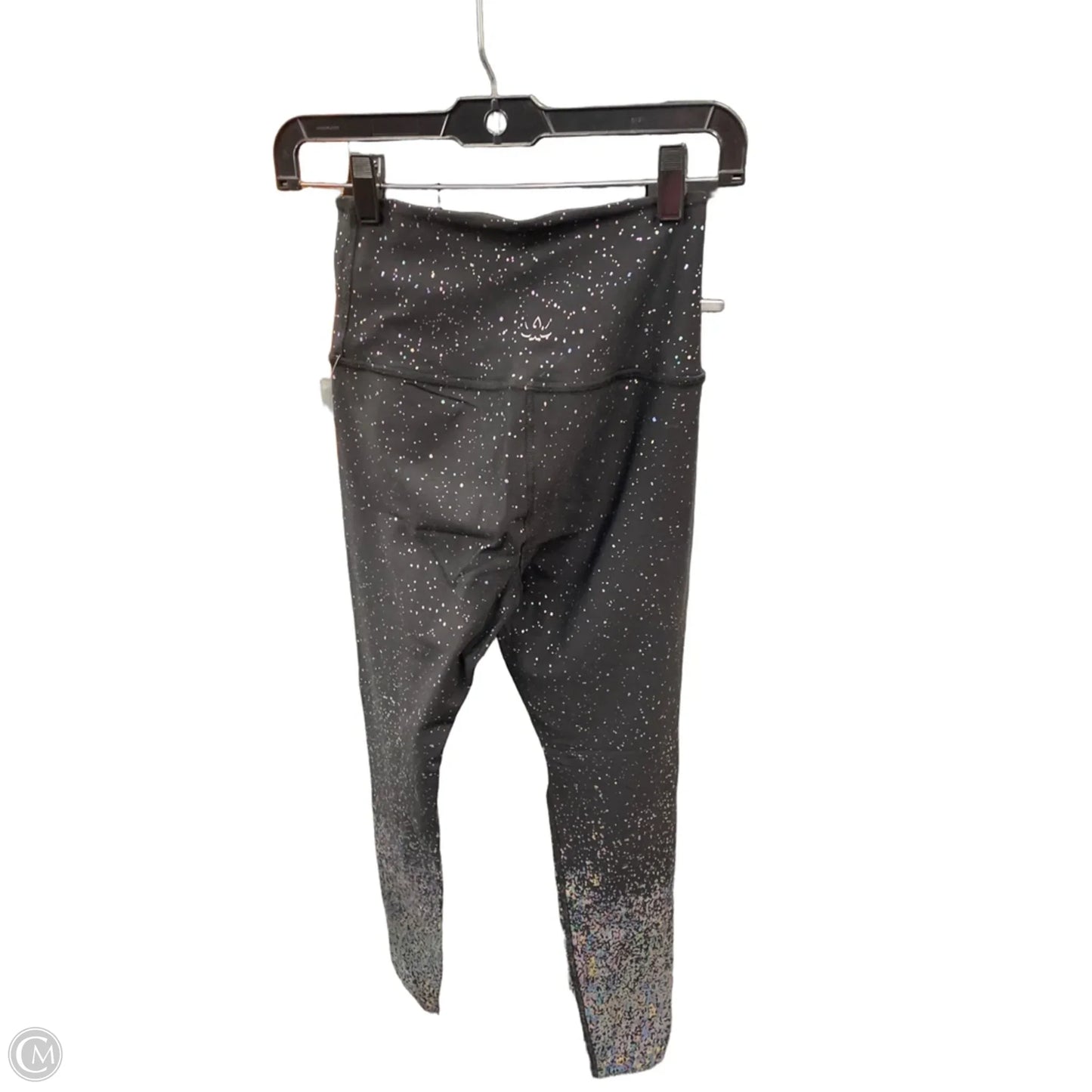 Athletic Leggings By Beyond Yoga In Black & Purple, Size: M