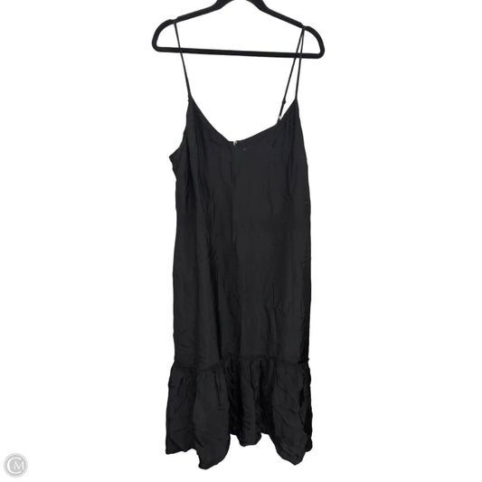 Dress Casual Midi By J. Crew In Black, Size: Xxl