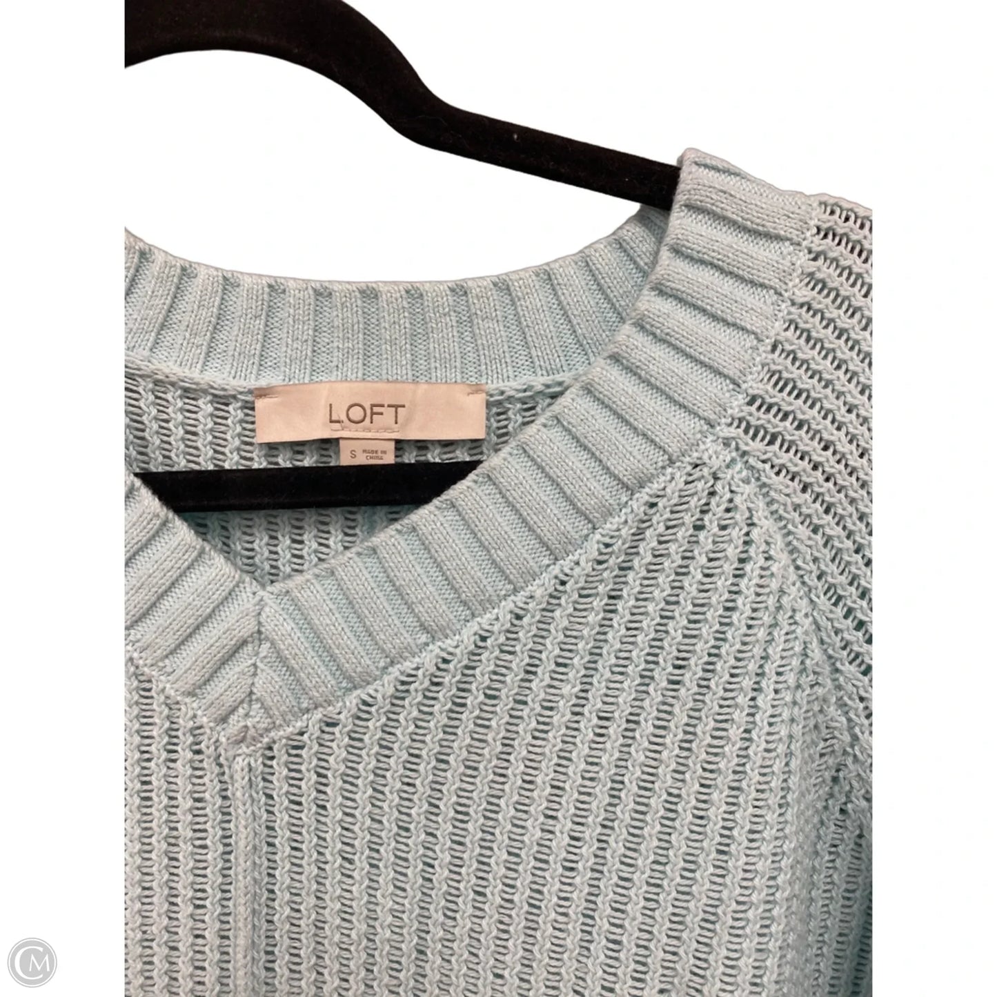 Sweater By Loft In Blue, Size: S