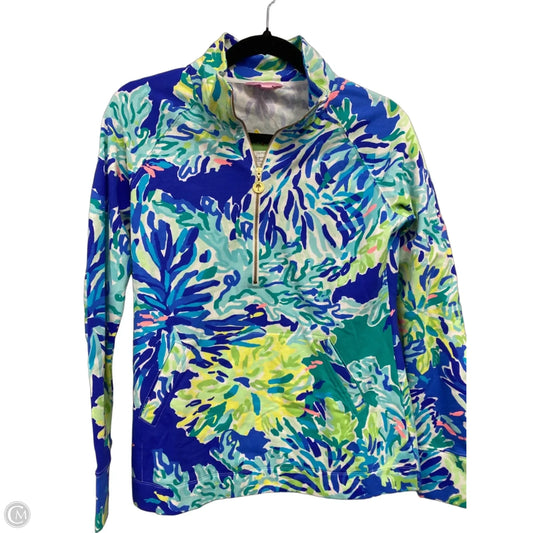 Sweatshirt Designer By Lilly Pulitzer In Blue & Green, Size: S