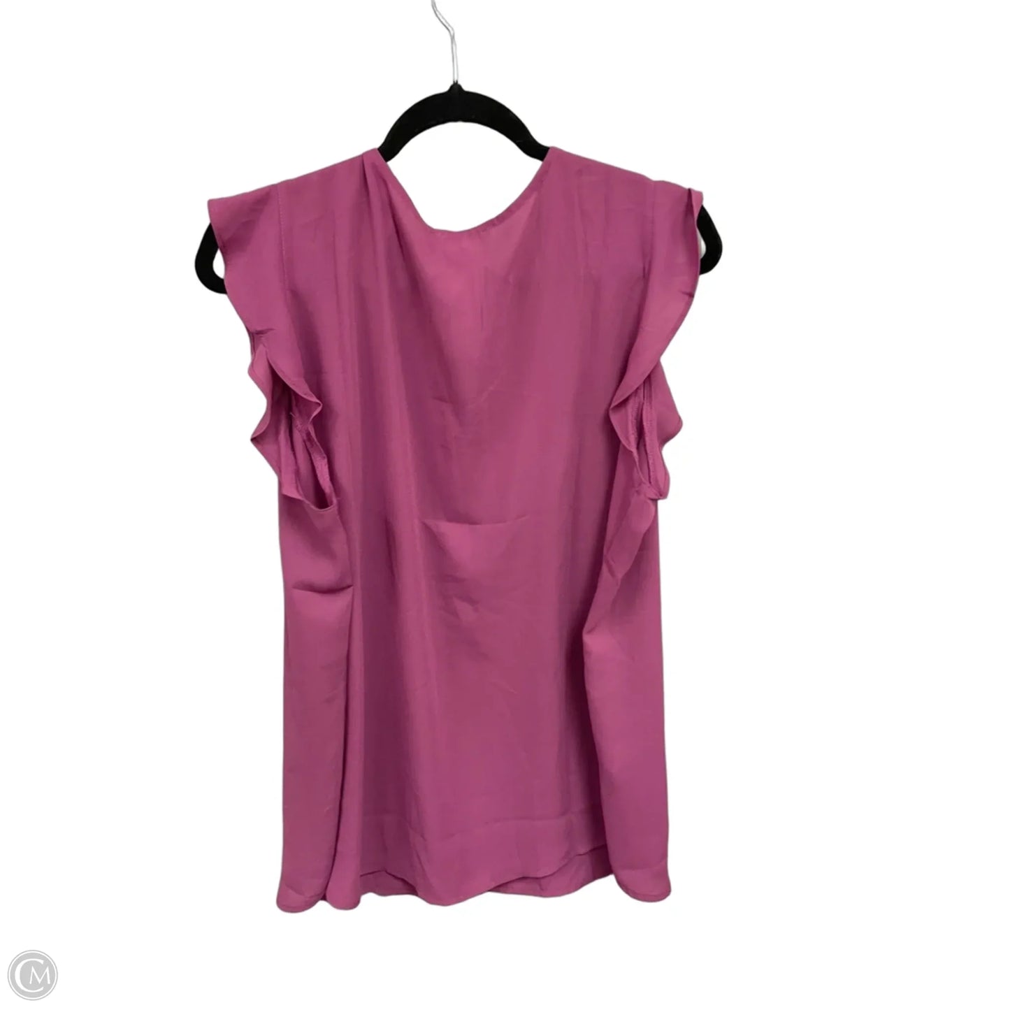 Blouse Short Sleeve By Loft In Mauve, Size: Xl