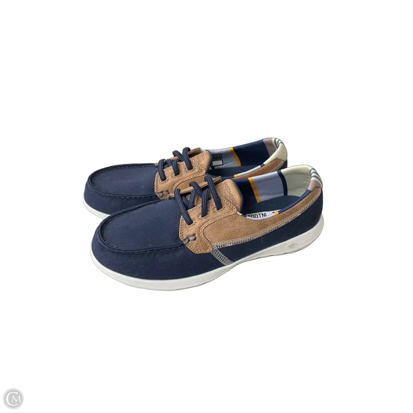 Shoes Flats By Skechers In Blue & Brown, Size: 9