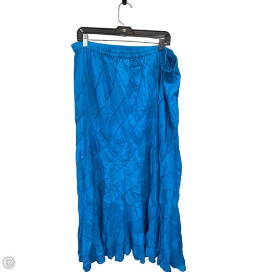 Skirt Maxi By Soft Surroundings In Blue, Size: Xl