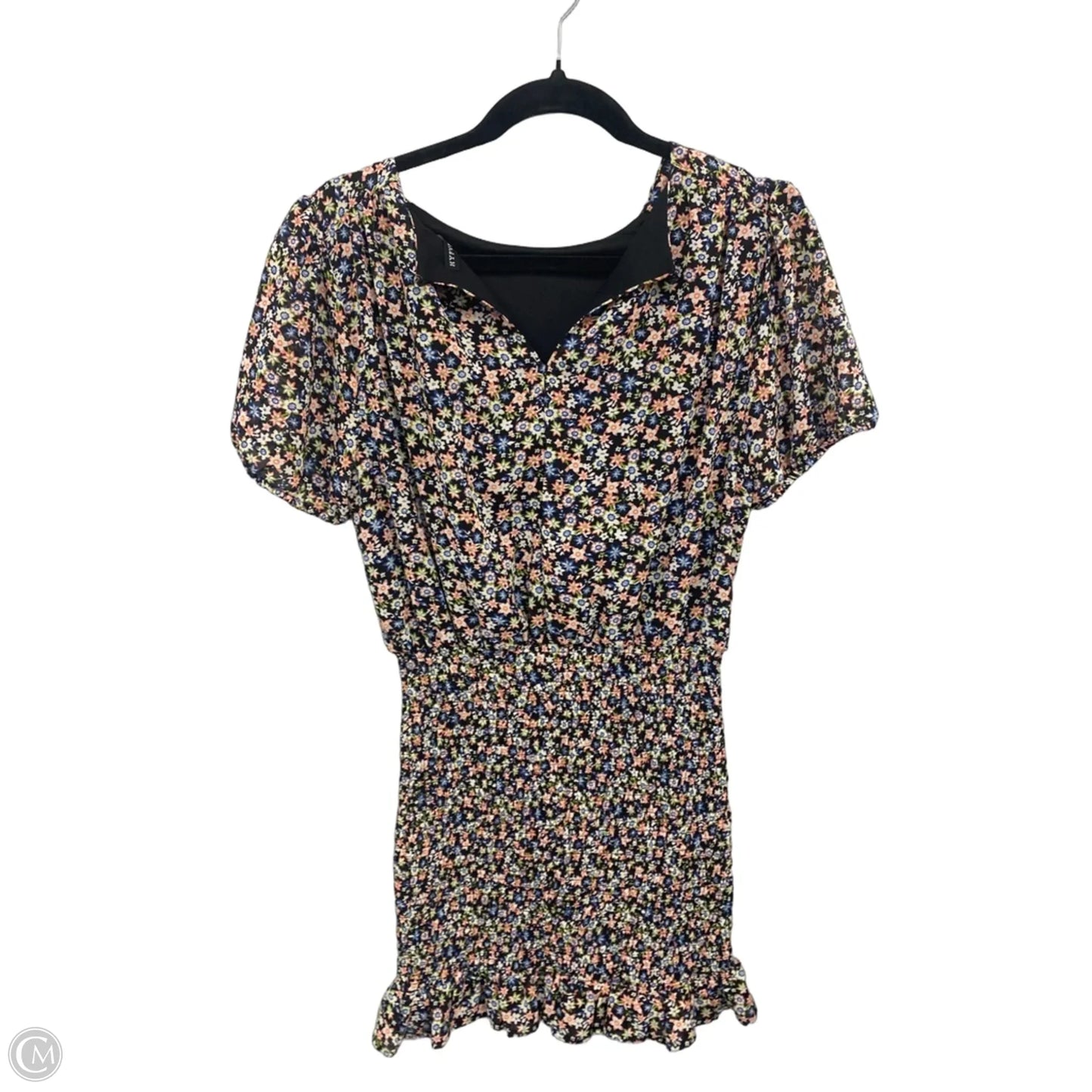 Dress Casual Short By Hyfve In Black & Pink, Size: L