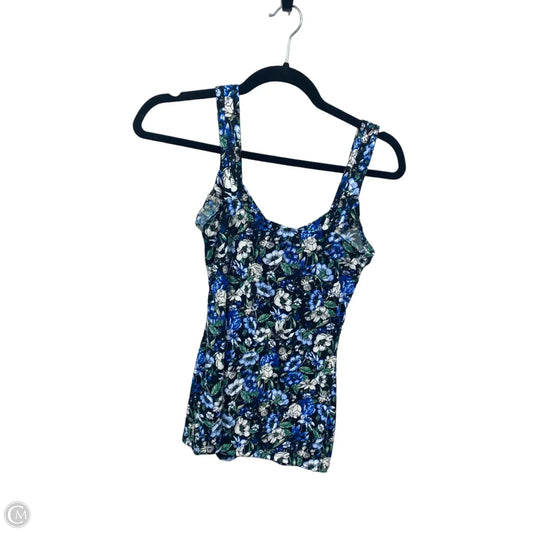 Top Sleeveless By White House Black Market In Black & Blue, Size: Xs