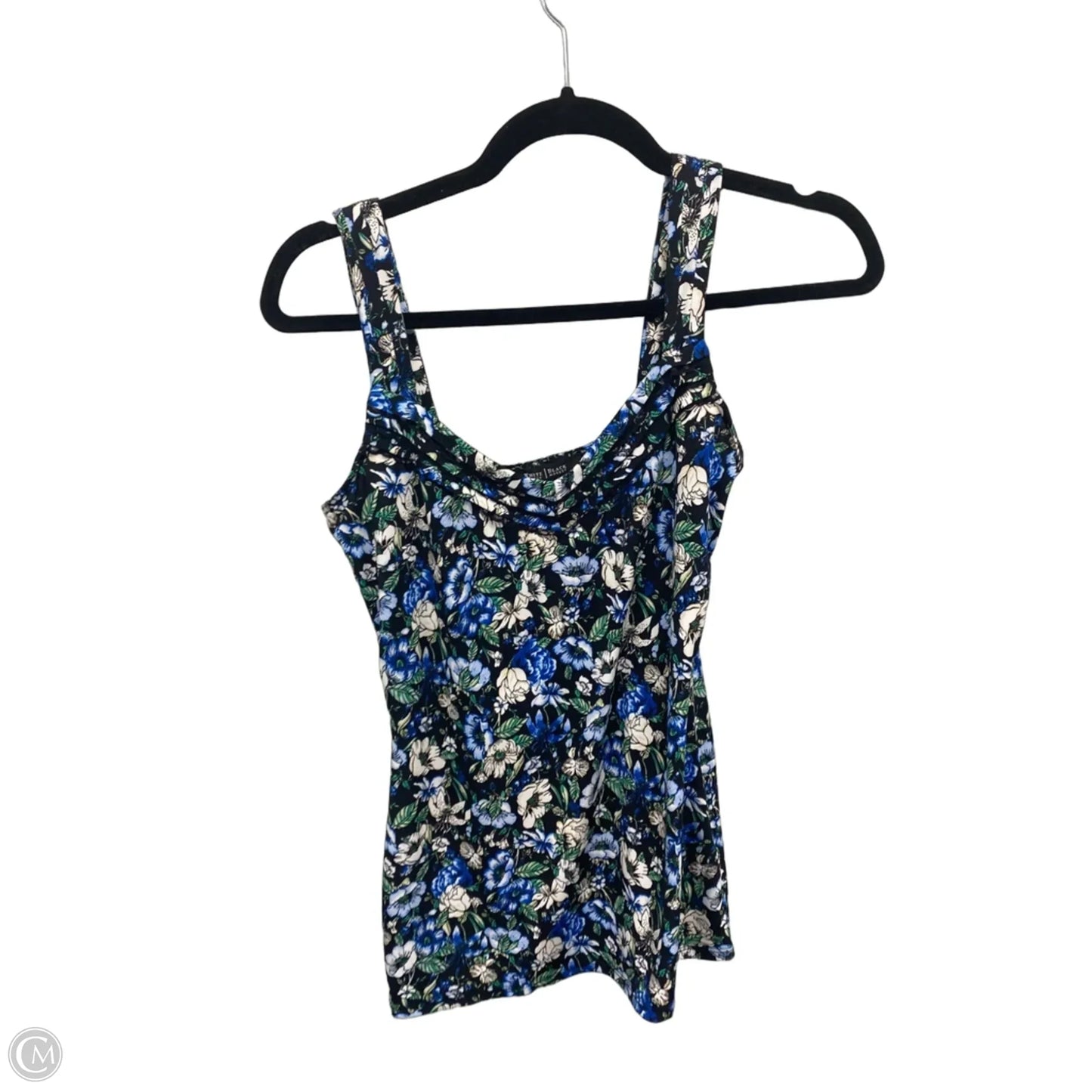 Top Sleeveless By White House Black Market In Black & Blue, Size: Xs