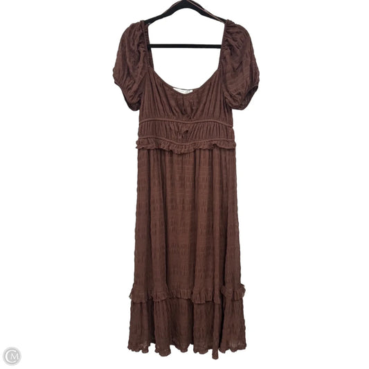 Dress Casual Maxi By Altard State In Brown, Size: L