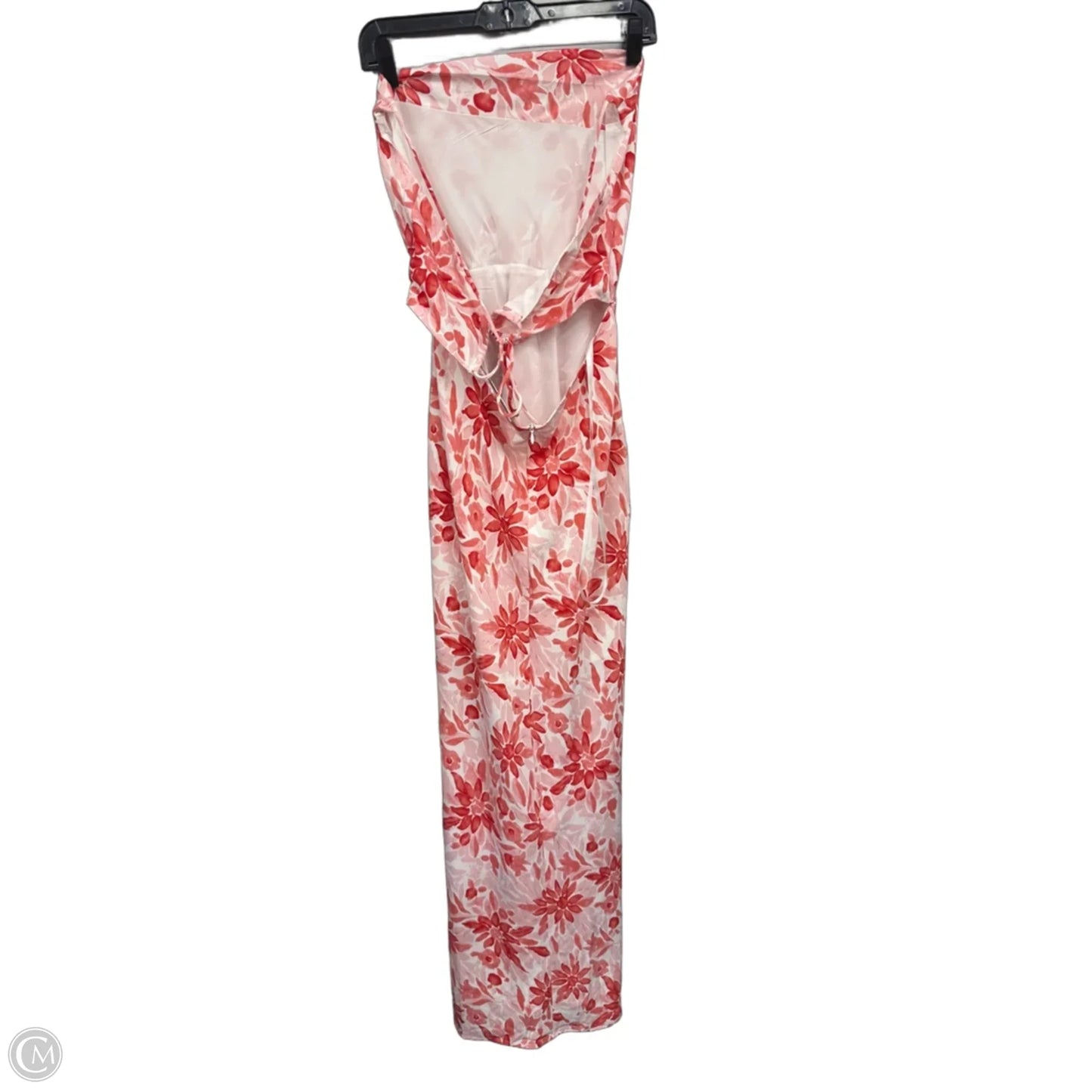 Dress Casual Maxi By Clothes Mentor In Red & White, Size: L