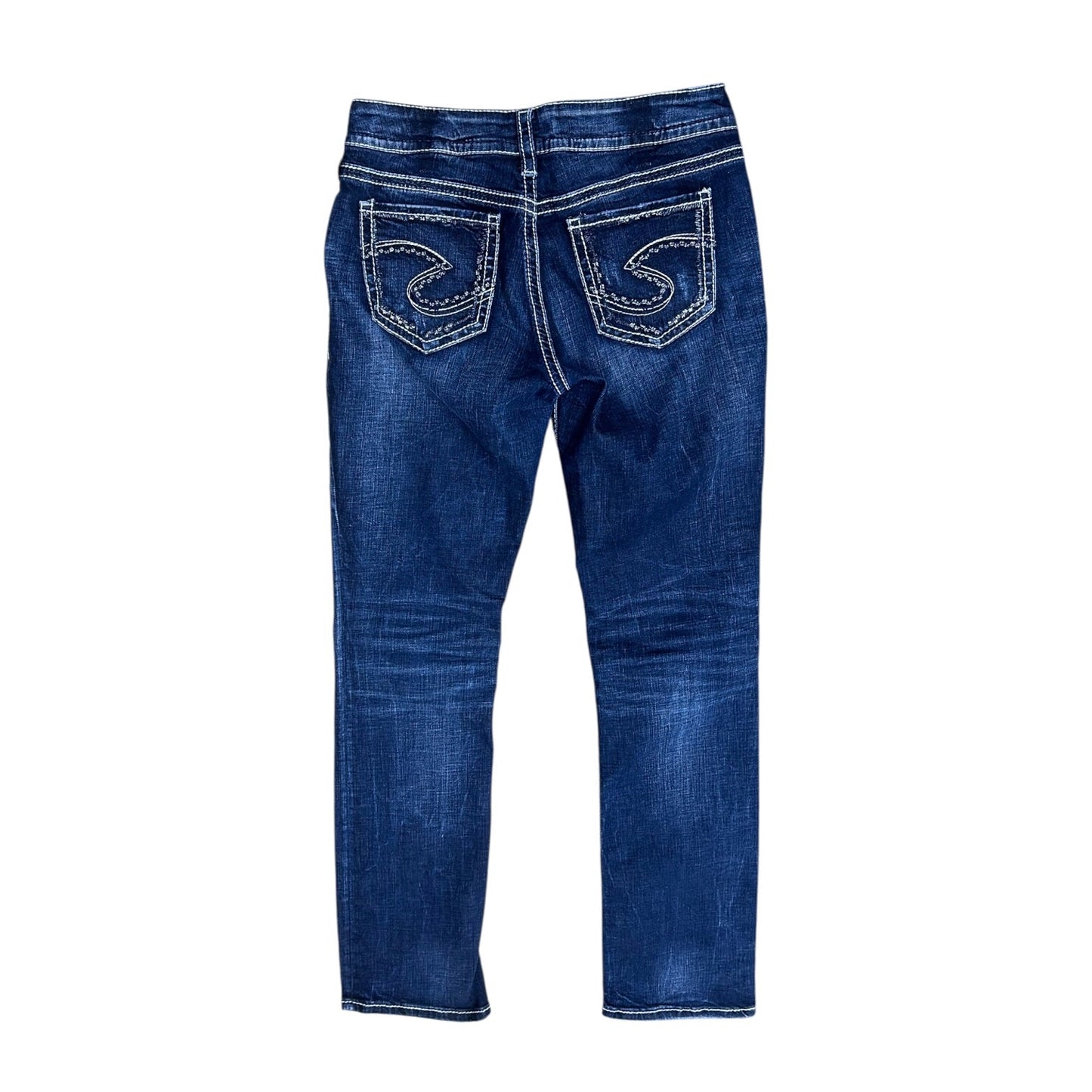 Jeans Skinny By Silver In Blue Denim, Size:6