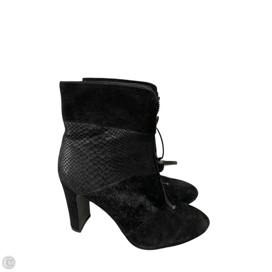 Boots Ankle Heels By Anne Klein In Black, Size: 8.5