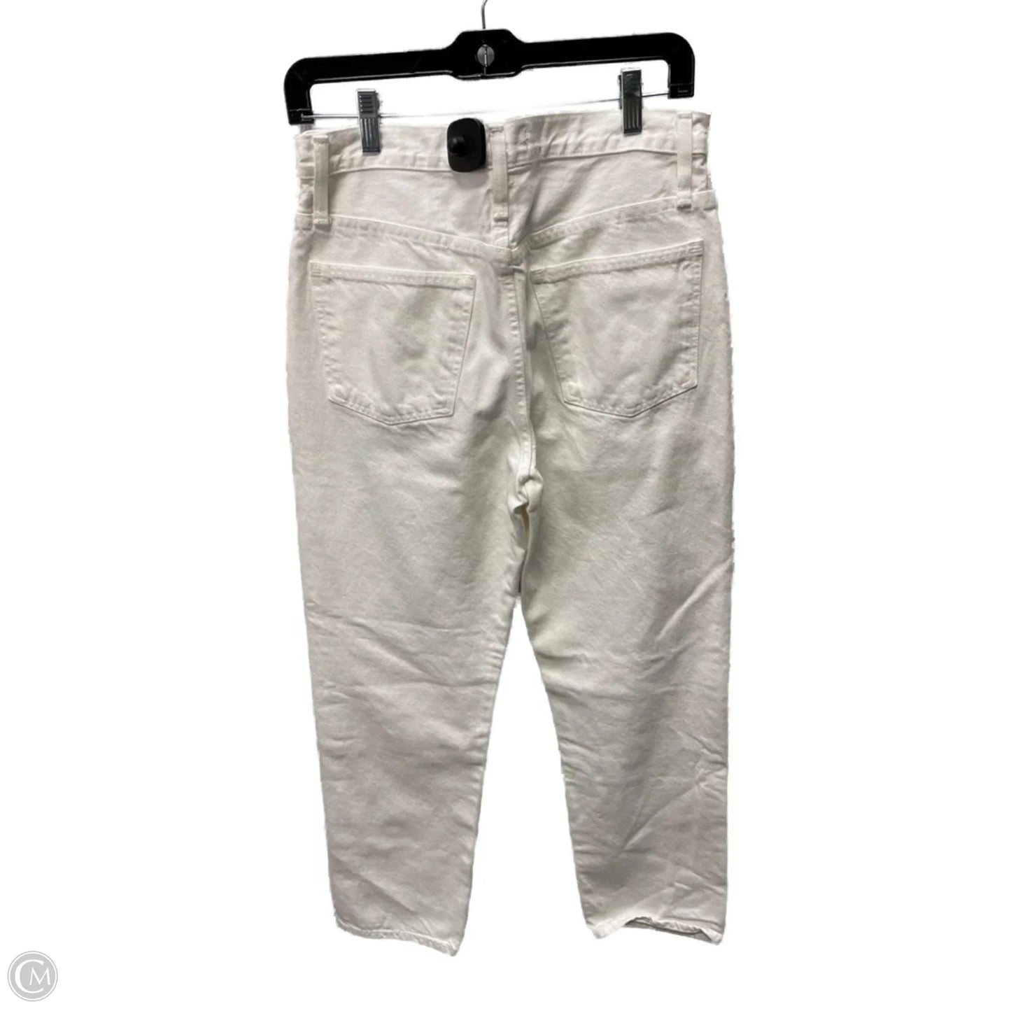 Jeans Straight By Madewell In White, Size: 4