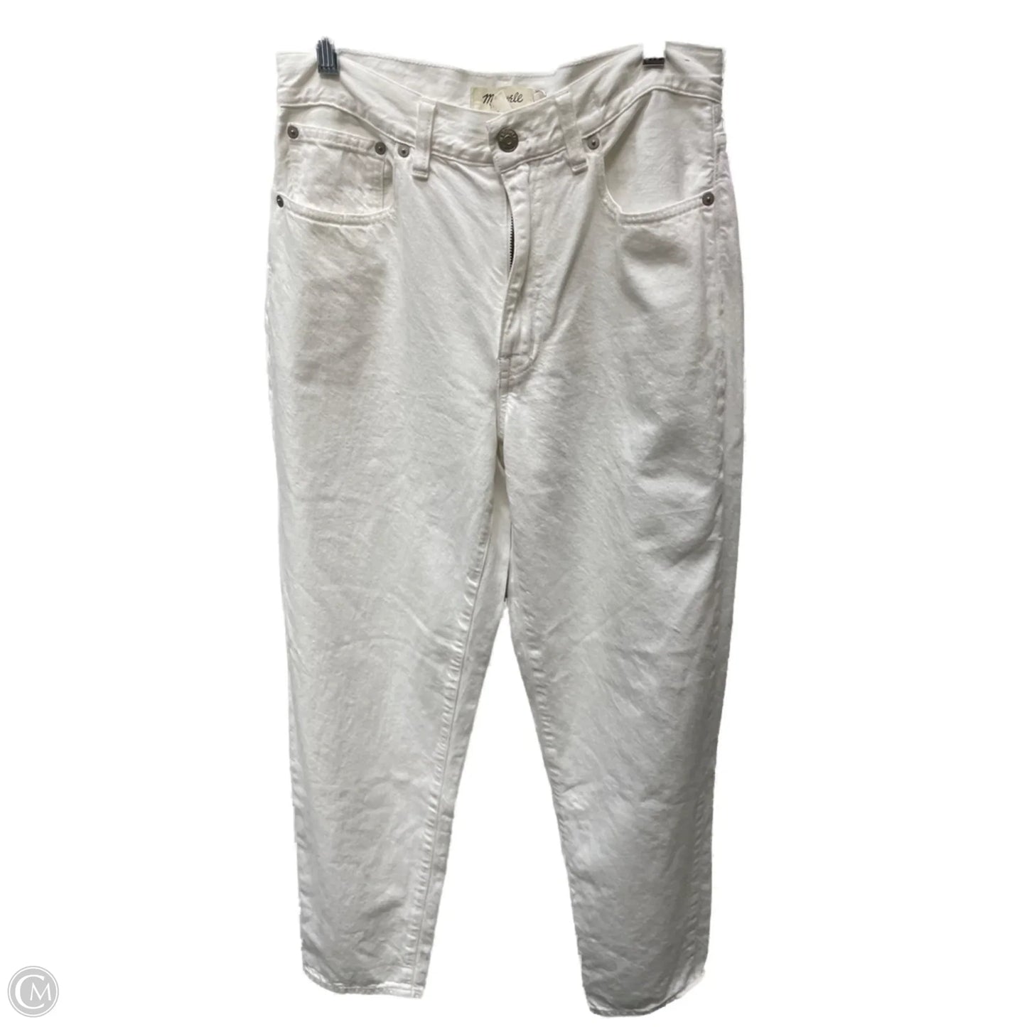 Jeans Straight By Madewell In White, Size: 6