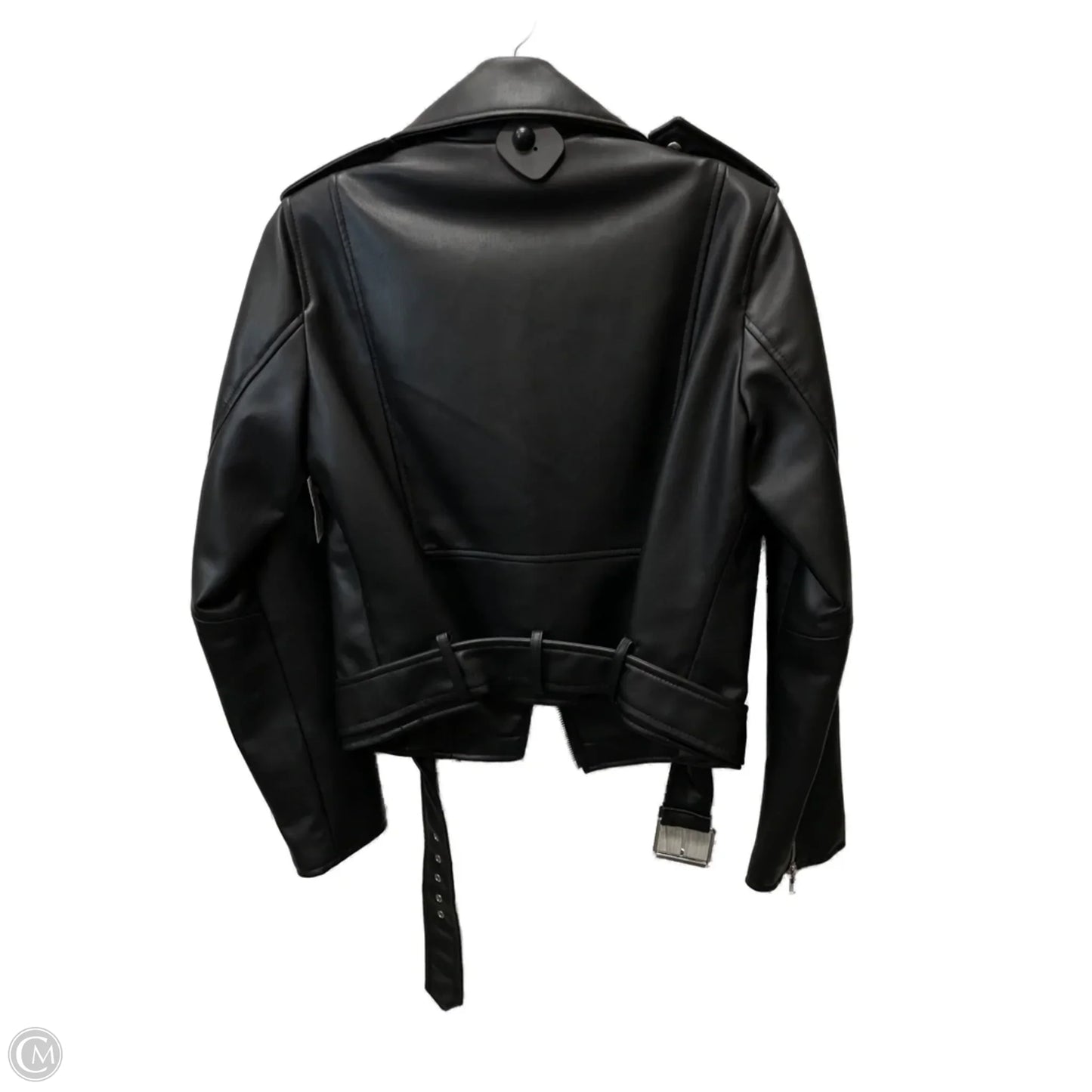 Jacket Moto By Zara In Black, Size: S