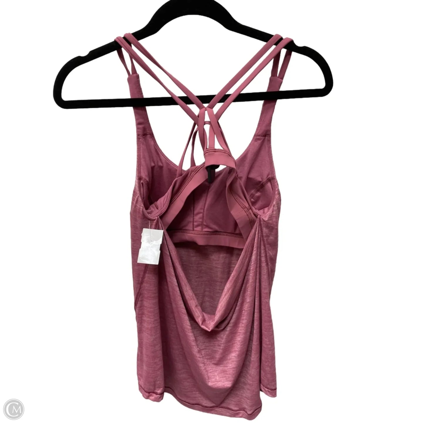 Athletic Tank Top By Lululemon In Maroon, Size: S