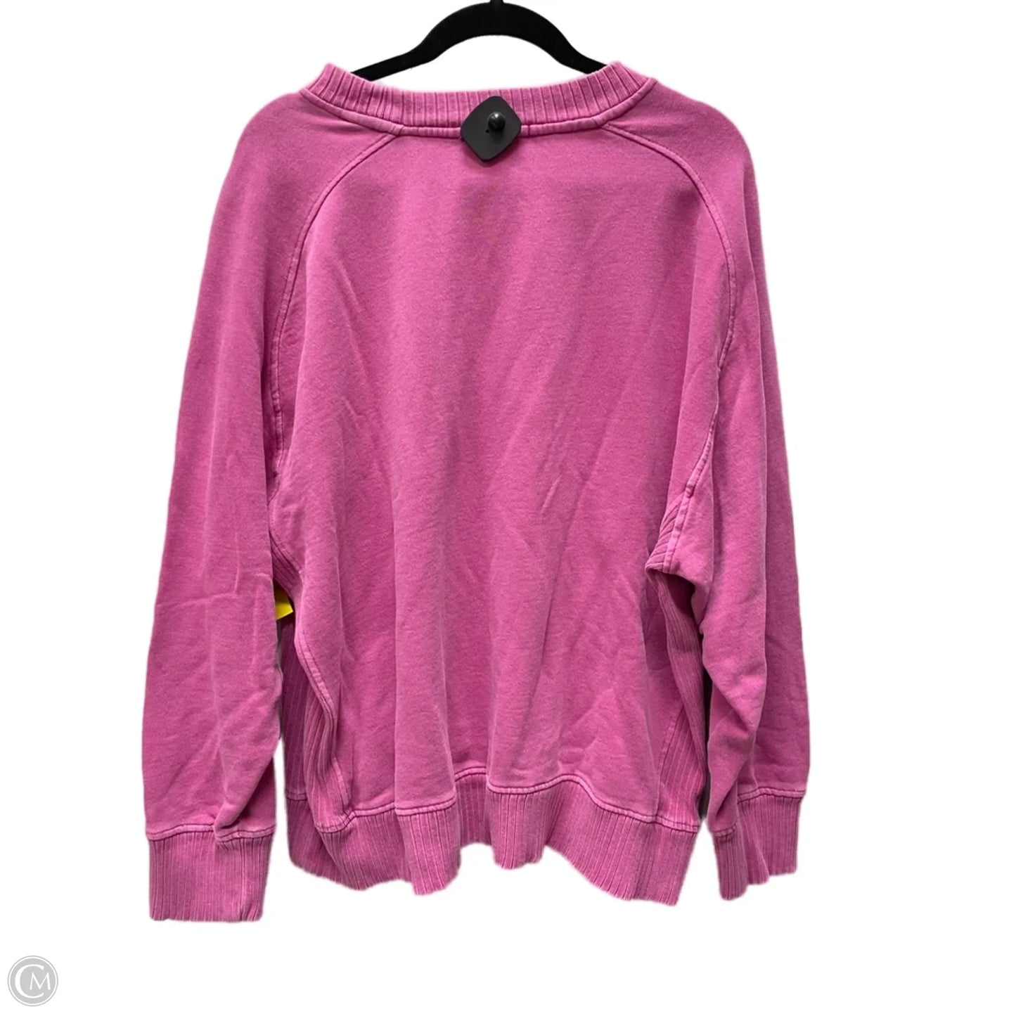 Top Long Sleeve By Forever 21 In Purple, Size: L