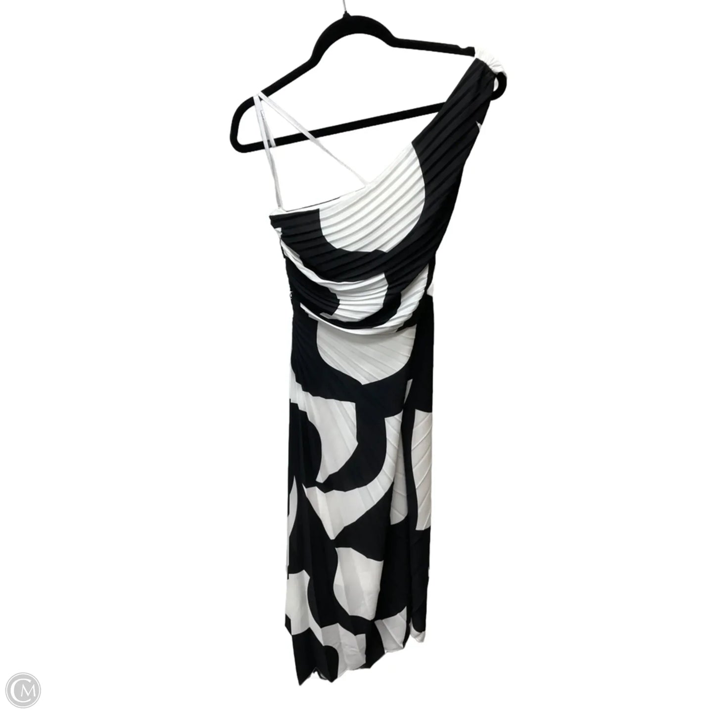 Dress Party Long By Nicole Miller In Black & White, Size: L