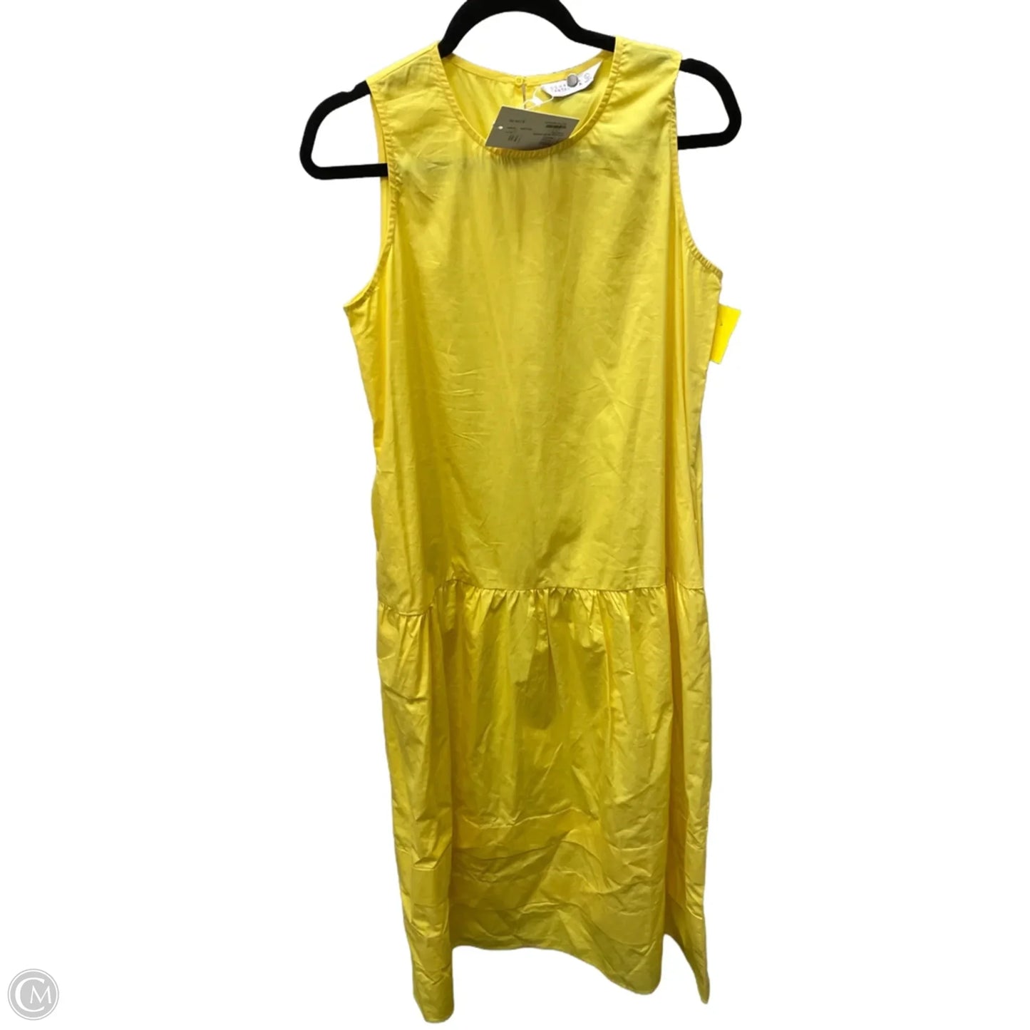 Dress Casual Maxi By compania In Yellow, Size: L