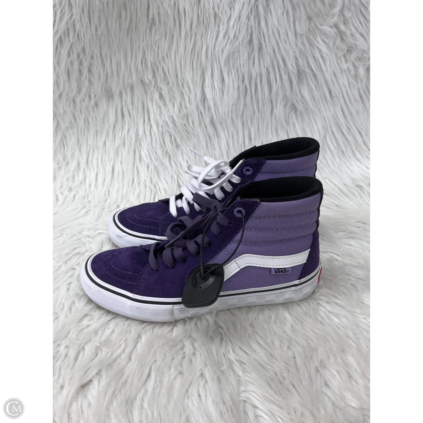 Shoes Sneakers By Vans In Purple, Size: 7.5