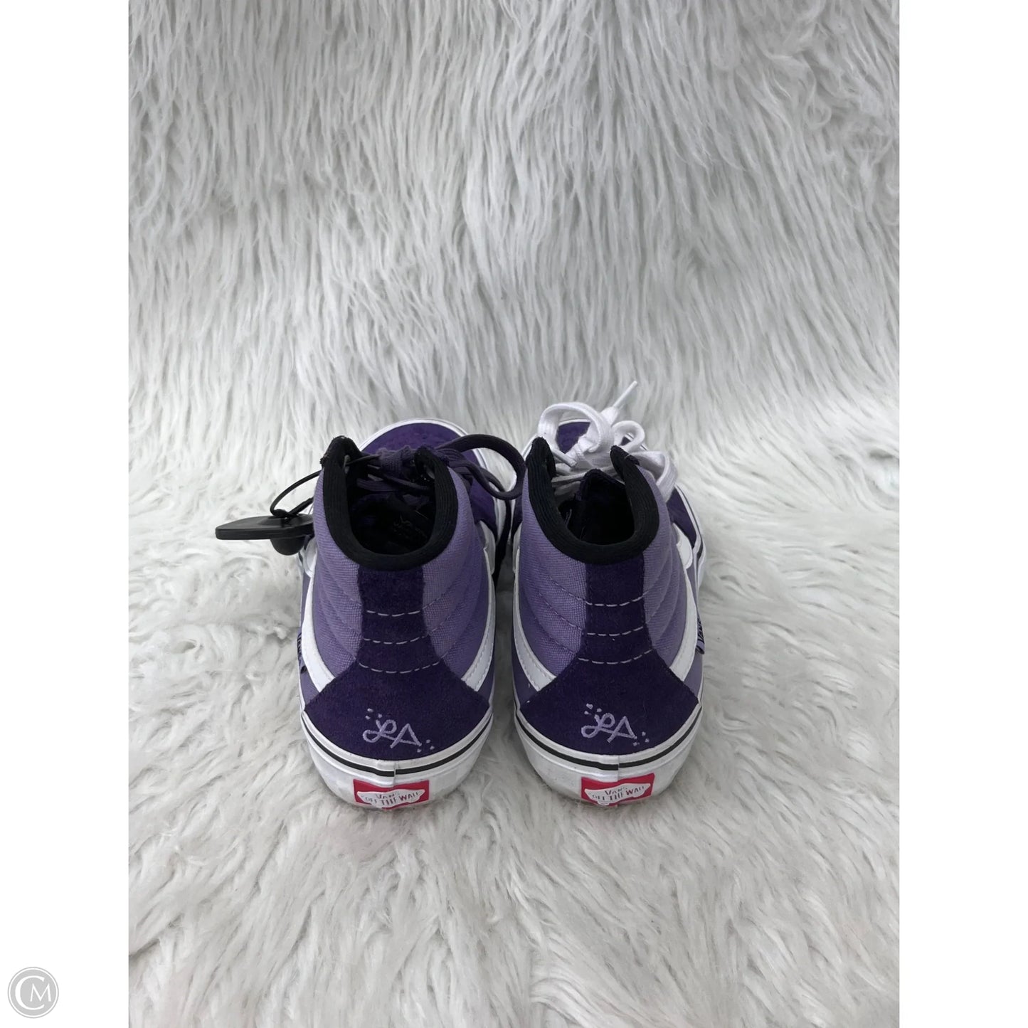 Shoes Sneakers By Vans In Purple, Size: 7.5