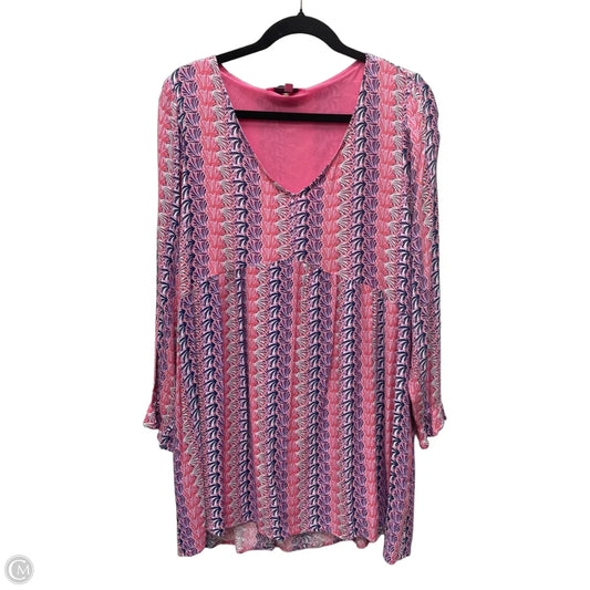 Dress Casual Short By Simply Southern In Geometric Pattern, Size: M