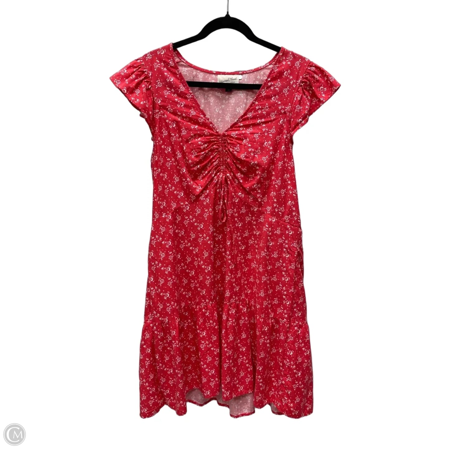Dress Casual Short By Universal Thread In Red & White, Size: L