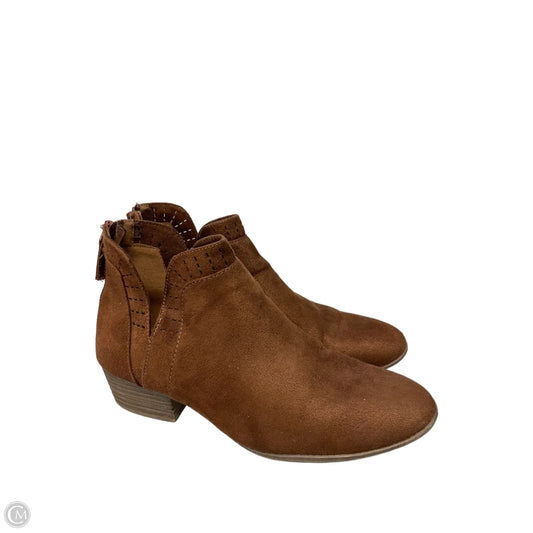 Boots Ankle Heels By Arizona In Brown, Size: 10