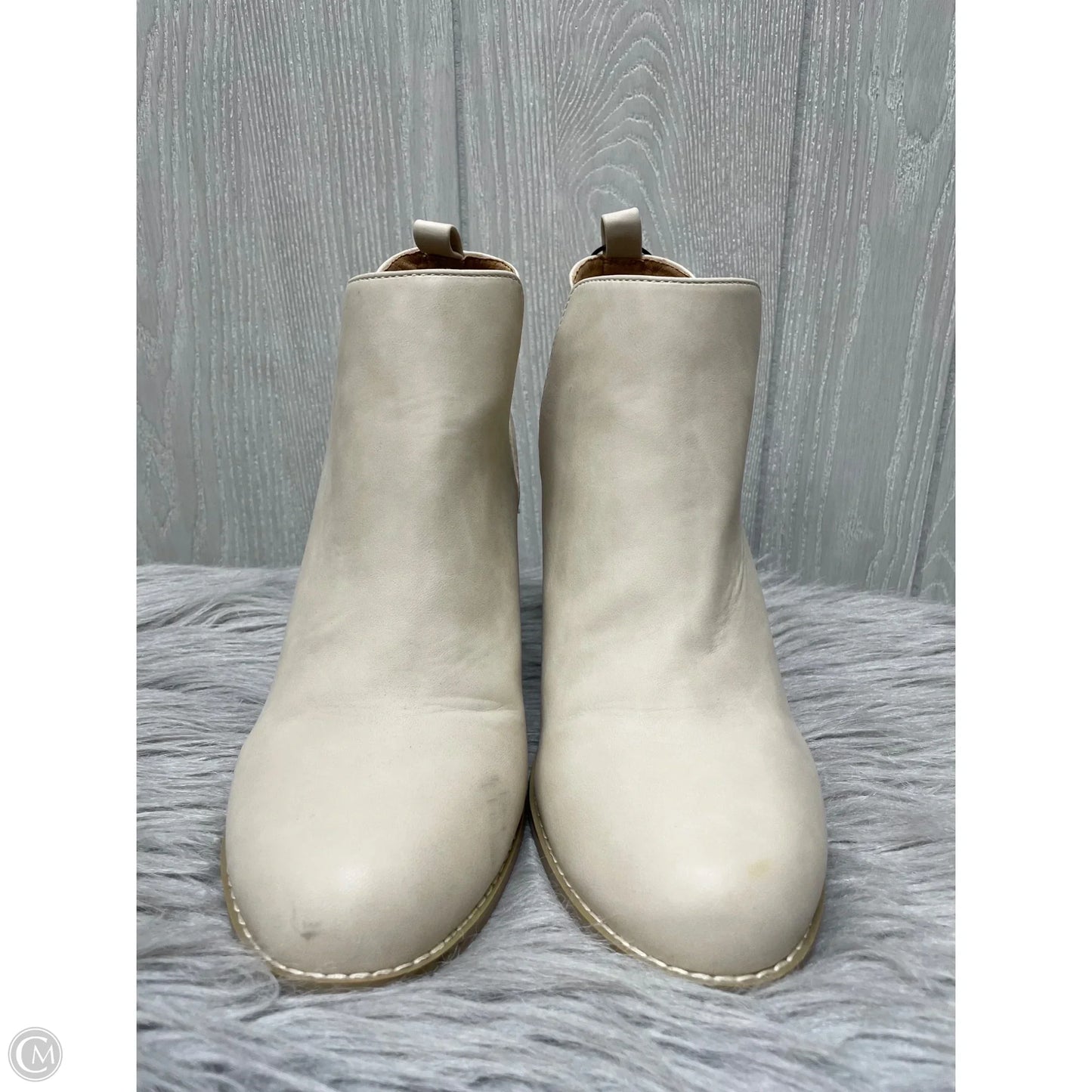 Boots Ankle Heels By Report In Tan, Size: 9.5