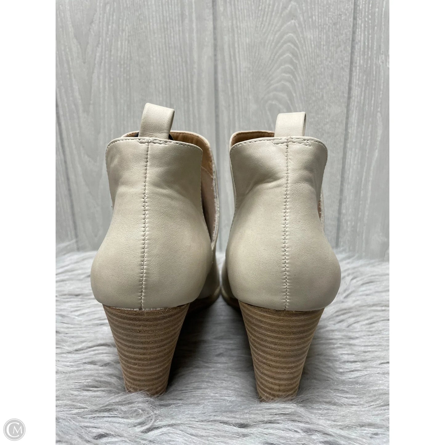 Boots Ankle Heels By Report In Tan, Size: 9.5