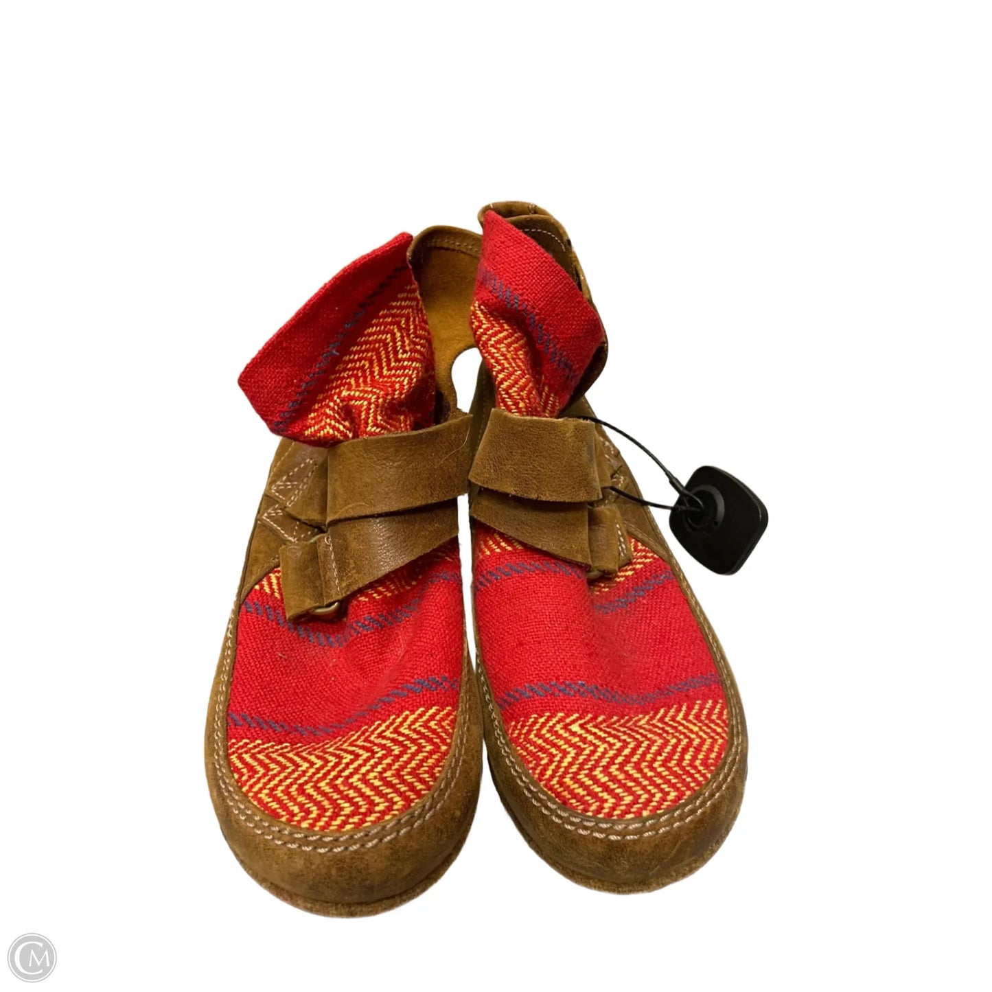 Boots Ankle Flats By Sorel In Brown & Red, Size: 7