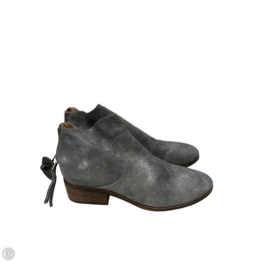 Boots Ankle Flats By Lucky Brand In Grey, Size: 8.5
