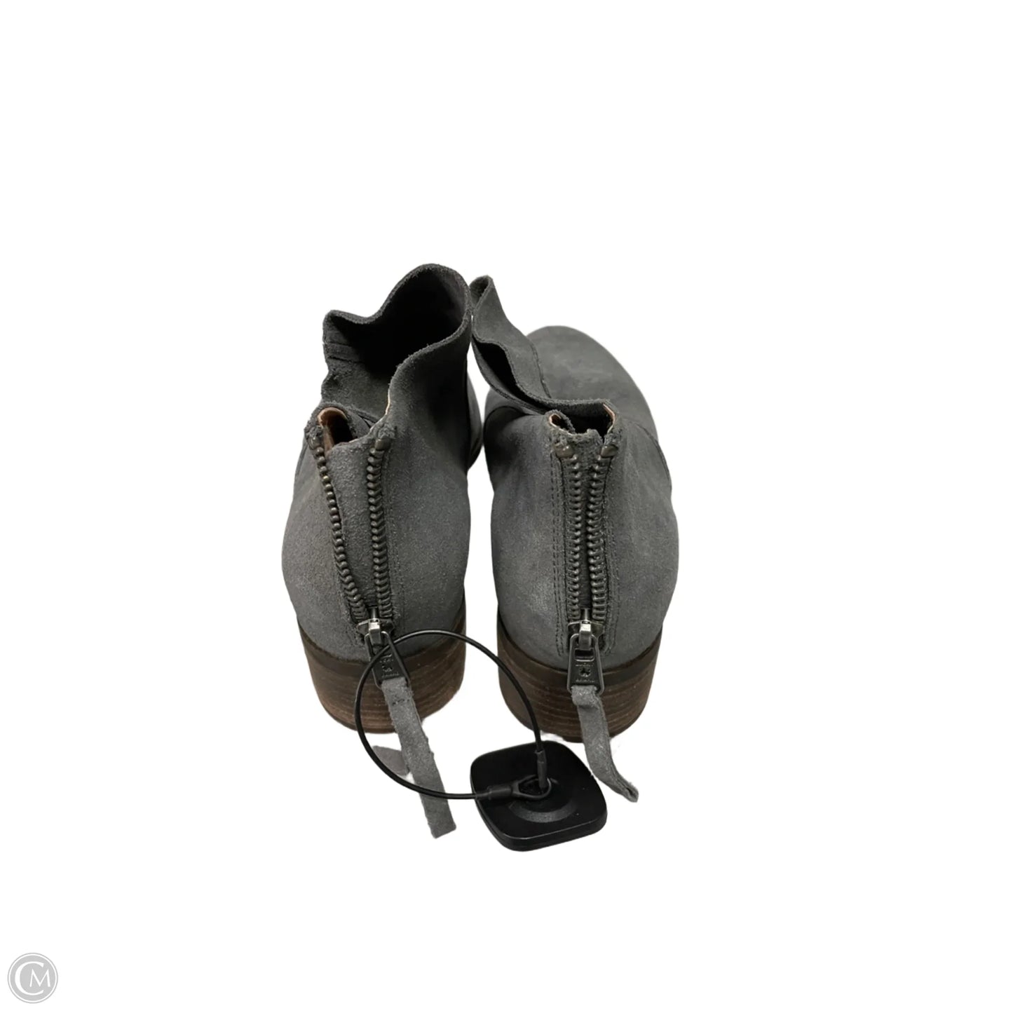 Boots Ankle Flats By Lucky Brand In Grey, Size: 8.5