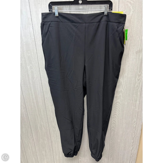 Athletic Pants By All In Motion In Black, Size: 18