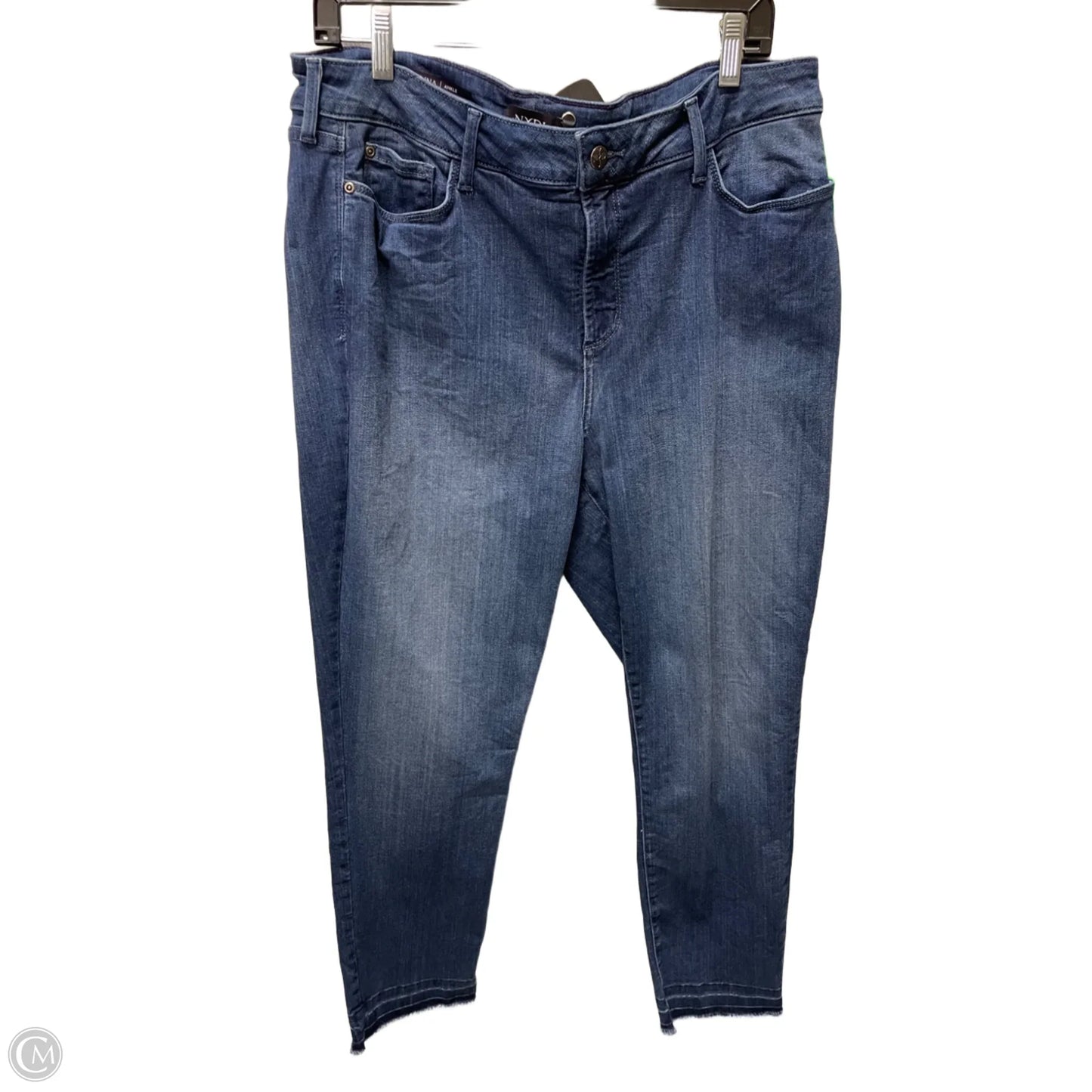 Jeans Cropped By Not Your Daughters Jeans In Blue Denim, Size: 16