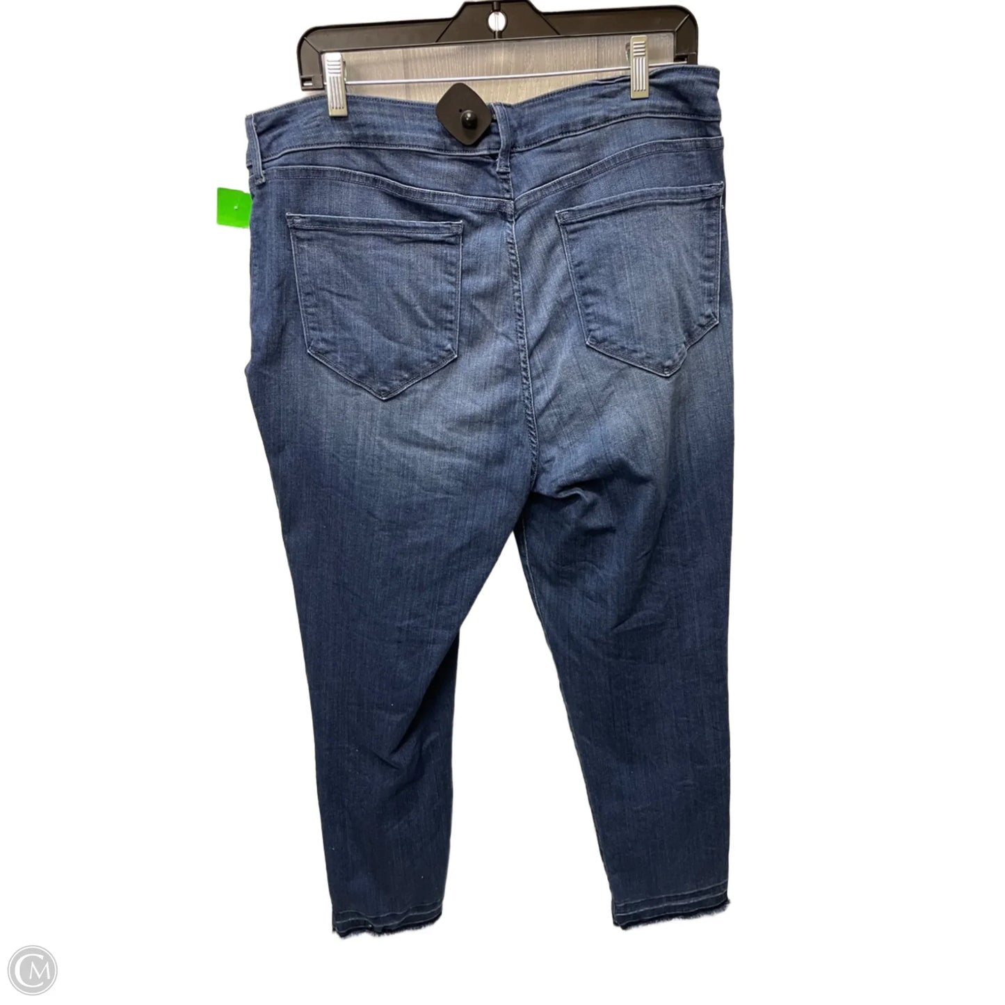 Jeans Cropped By Not Your Daughters Jeans In Blue Denim, Size: 16