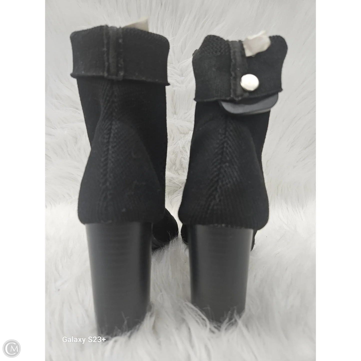 Boots Ankle Heels By Mossimo In Black, Size: 8