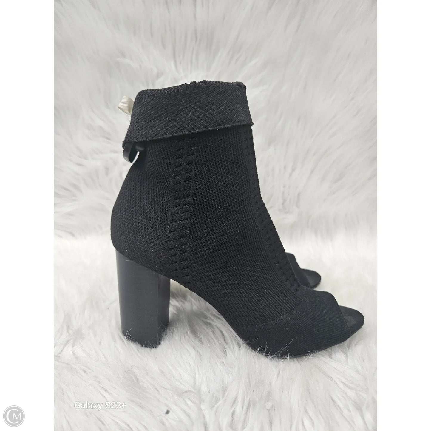 Boots Ankle Heels By Mossimo In Black, Size: 8