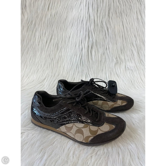 Shoes Designer By Coach In Brown, Size: 8