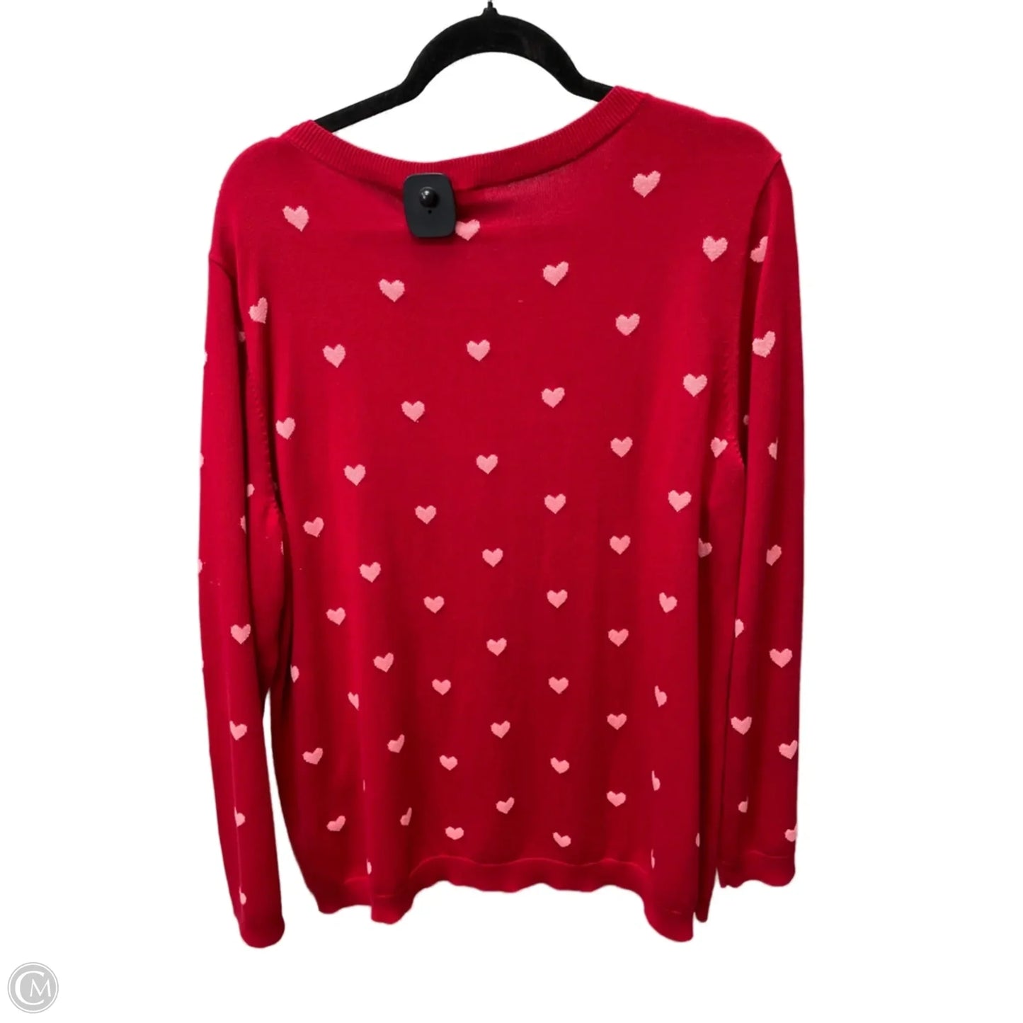 Sweater By Talbots In Red, Size: 2x