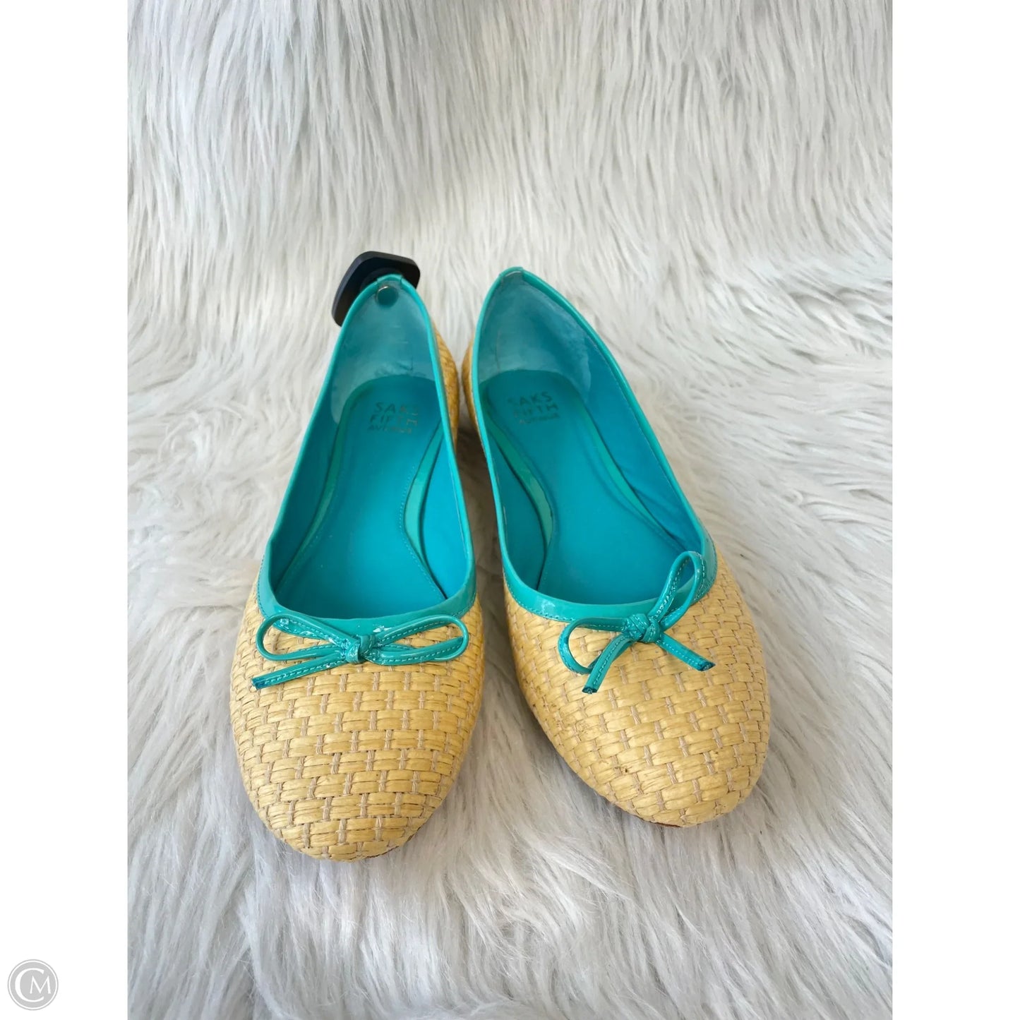 Shoes Flats By Saks Fifth Avenue In Tan, Size: 9.5