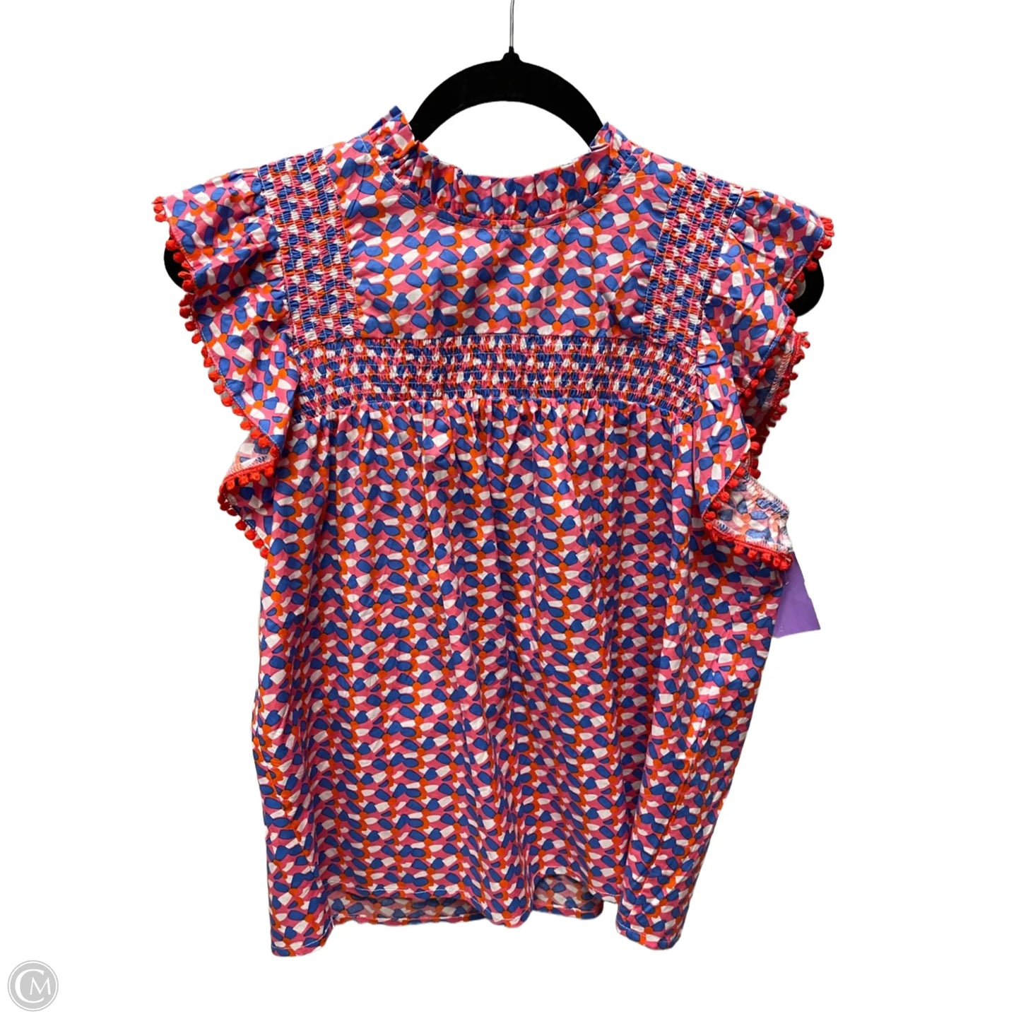 Top Short Sleeve By Thml In Multi-colored, Size: S