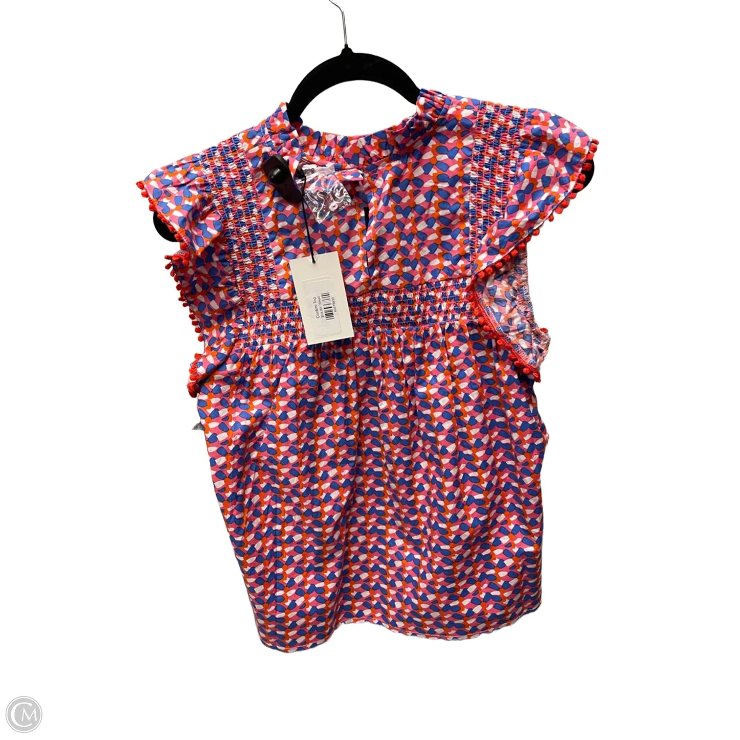 Top Short Sleeve By Thml In Multi-colored, Size: S