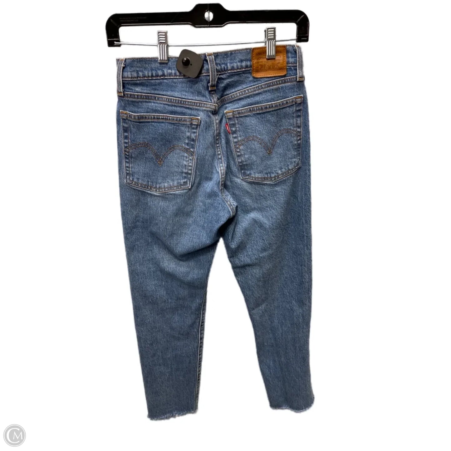Jeans Straight By Levis In Blue Denim, Size: 2