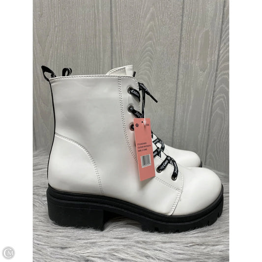 Boots Combat By Juicy Couture In Ivory, Size: 10