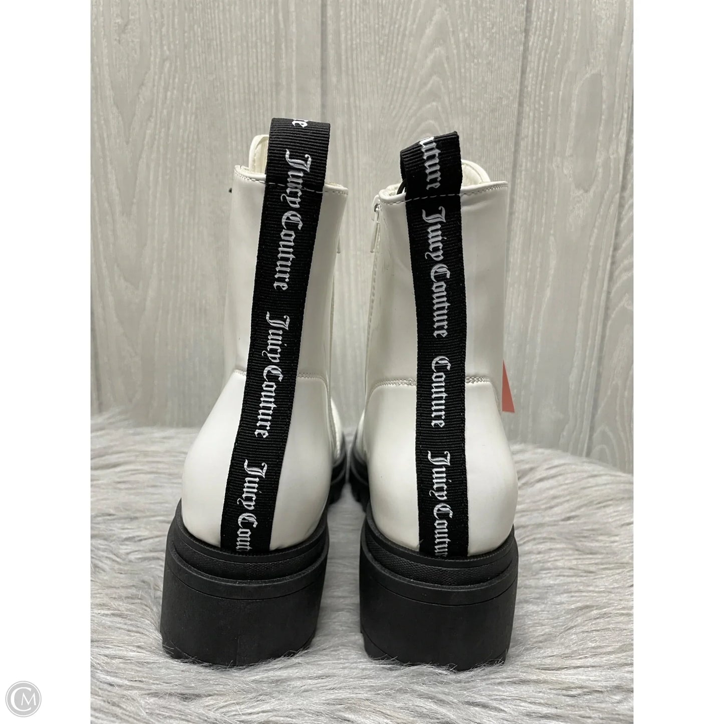 Boots Combat By Juicy Couture In Ivory, Size: 10