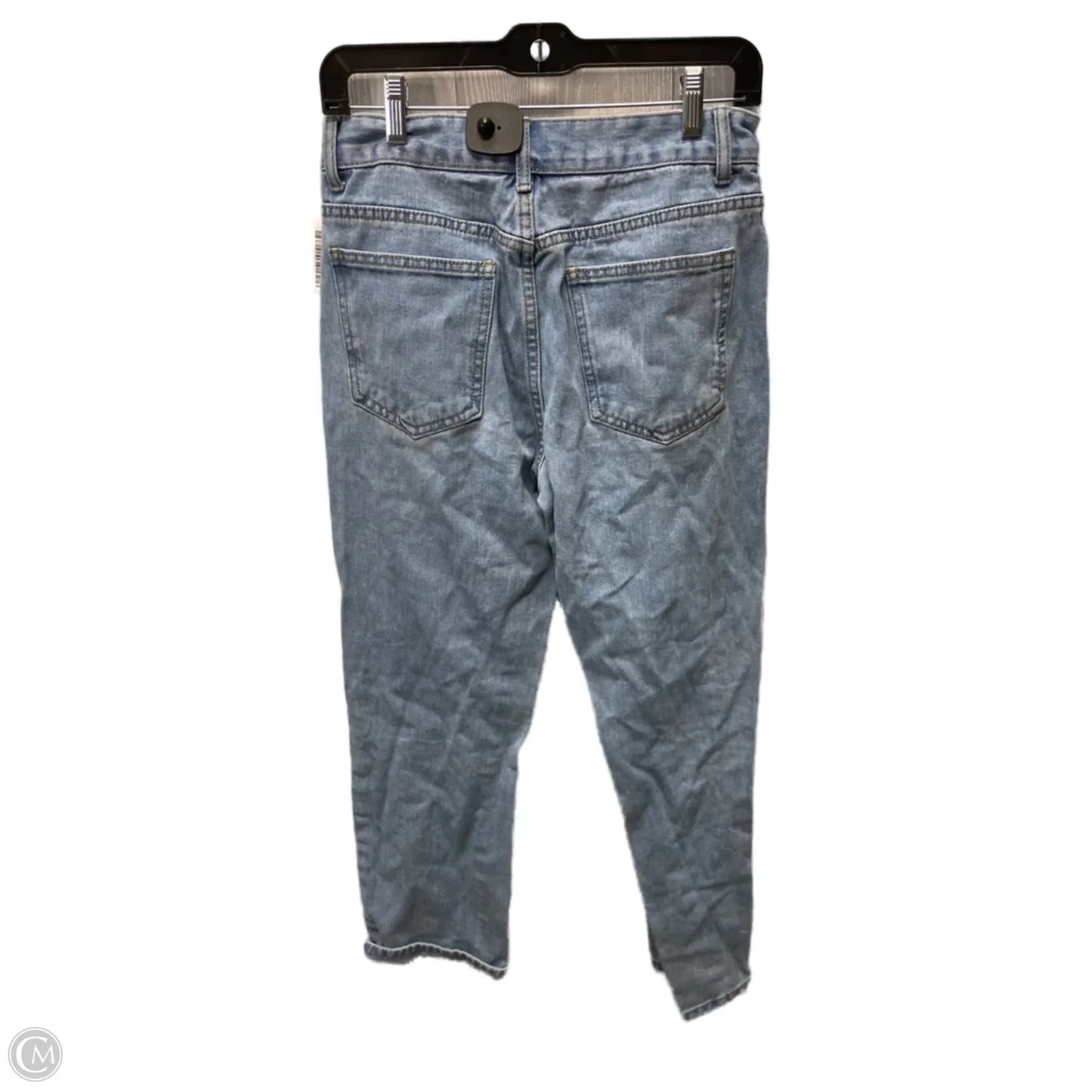 Jeans Straight By Pretty Little Thing In Blue Denim, Size: 6