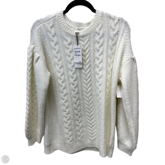 Sweater By Treasure And Bond In Cream, Size: M