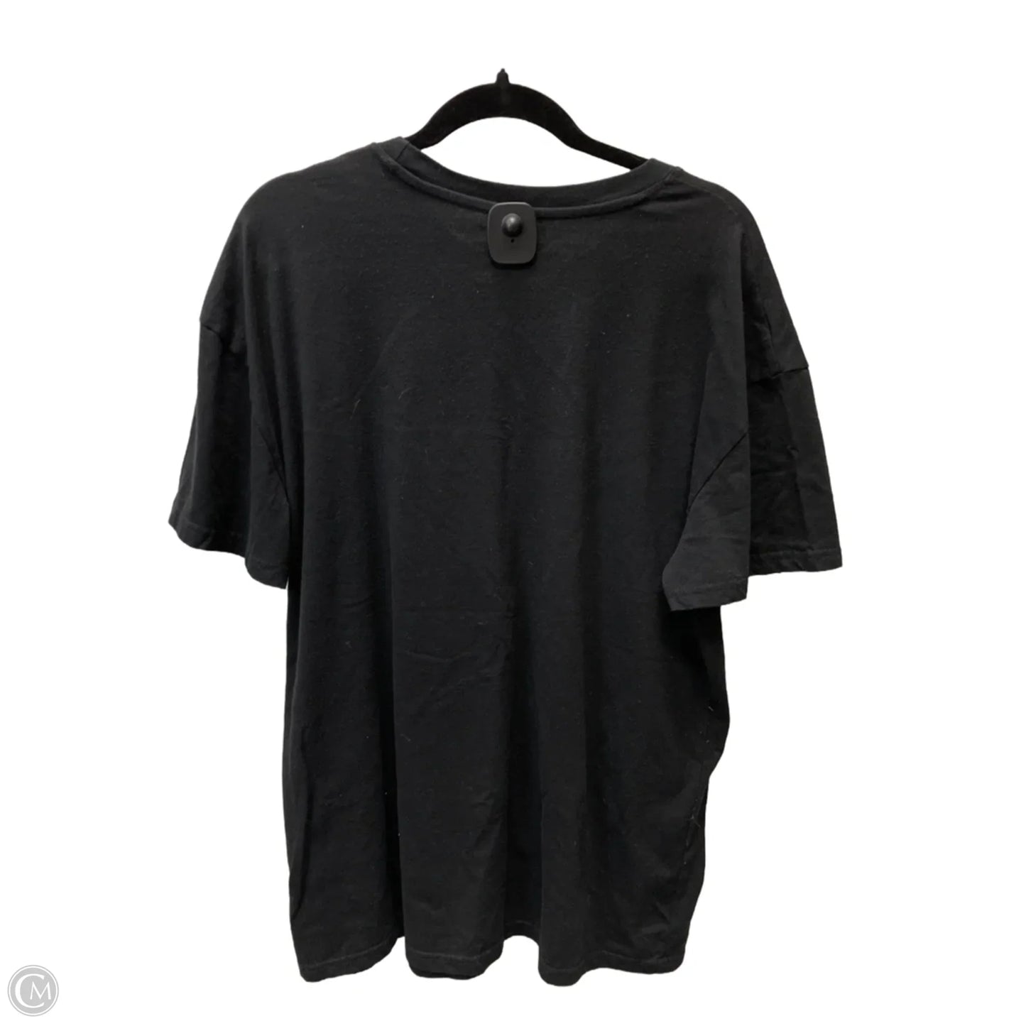 Top Short Sleeve By Clothes Mentor In Black, Size: Xl