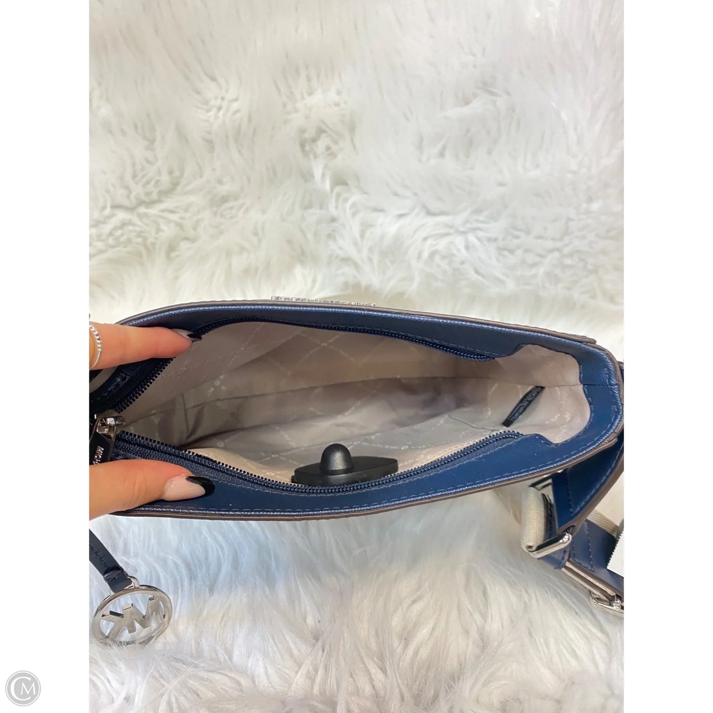 Crossbody Designer By Michael Kors, Size: Medium