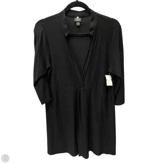 Tunic 3/4 Sleeve By Eileen Fisher In Black, Size: M