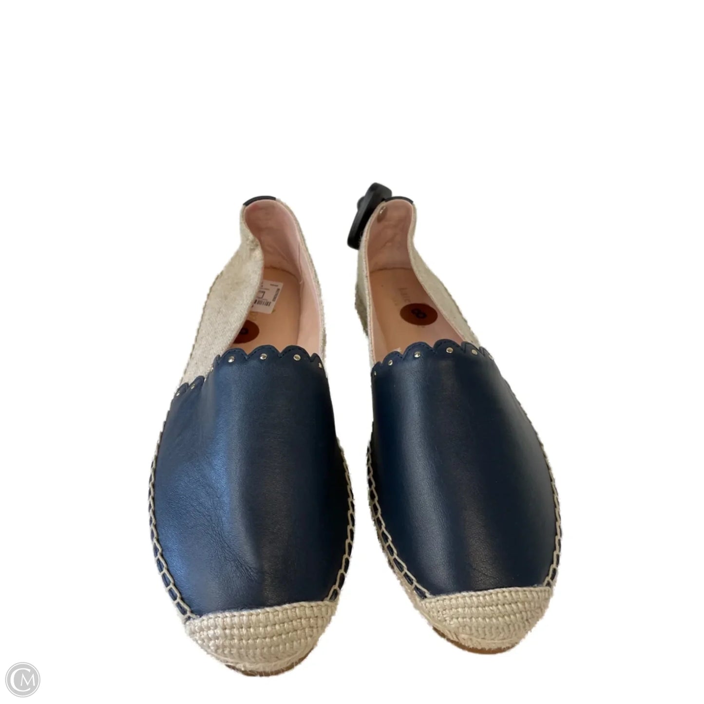 Shoes Designer By Kate Spade In Blue & Tan, Size: 8